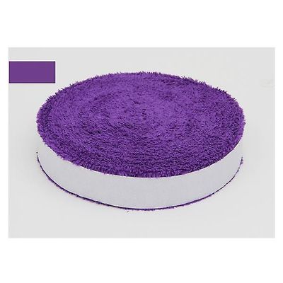 Tennis Grips 10m bomuld håndklæde Anti-skid Sweat Grip Absorberet Wraps Badminton ketcher Overgrip Fiskeri Skidproof Sweat Band Lilla