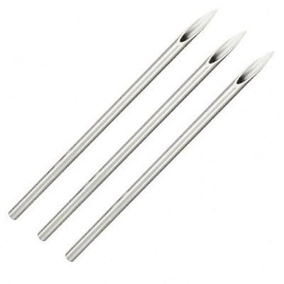 BodyJewelryOnine 10 Pc. steriliseret piercing nåle (12g, 10g, 8g) - engrospriser 12 gauge