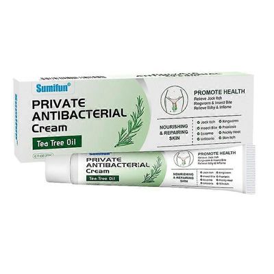 unbrand Teepuuöljyä sisältävä kutinaa lievittävä voide: Parantaa intiimin alueen kutinaa, edistää toipumista ja terveyttä 2PCS