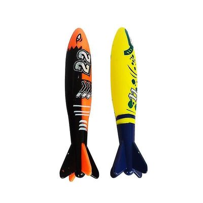 Mikasa Orange og gul Rocket Pool Legetøj 2pcs