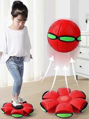 Taikapallolelu valoilla | Ufo kannettavat lentävät lautaslelut Stomp Magics Ball | Luova dekompressiopallolelu lapsille, ithout kevyt SZRH