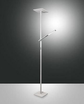 Fabas Luce Lighting Fabas Luce Ideel LED integreret gulvlampe hvidt glas