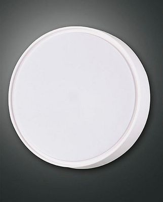Fabas Luce Lighting Hatton LED Udendørs Flush hvidt glas, IP65