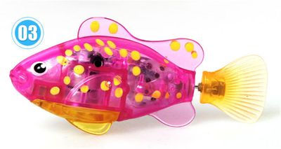 Ruili Happy Fish Magisk Musik Pighvar Belysning Elektronisk Pet Fisk Klovn Fish Shark 03