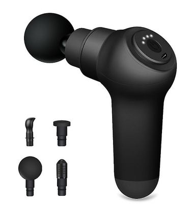 Coosilo Massage Gun Fascia Gun Muscle Relax Massage USB Opladning Elektrisk Massager Body Massager sort