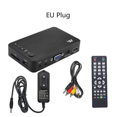 Full HD multimediasoitin USB ulkoinen kiintolevy Media Player Autoplay -yhteensopiva Tv Box TV Video Av MKV Avi Eu