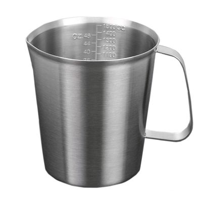 Ruili 304 målebæger i rustfrit stål 1500 ml