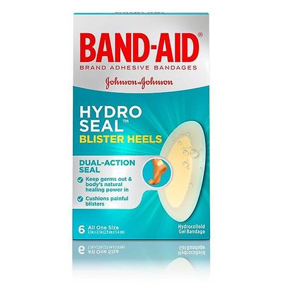 Band-aid Brand Hydro Seal -liimasiteet kantapään läpipainopakkauksille, 6 ct