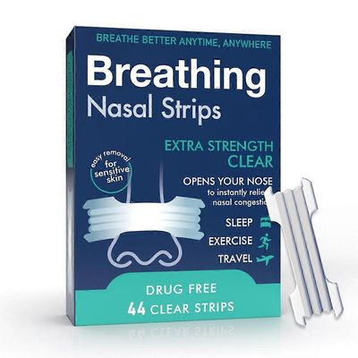 44 vahvaa nenäliuskaa - Kirkas lisävahvuus nenäpysäytysratkaisuHerkkä iho hengittää paremmin uniapua 1pc