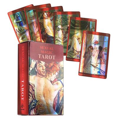 Unbrand Seksuell Magi Tarot Kort Spillekort Tarot Familie Fest BrettSpill Spådom Fargerike one size