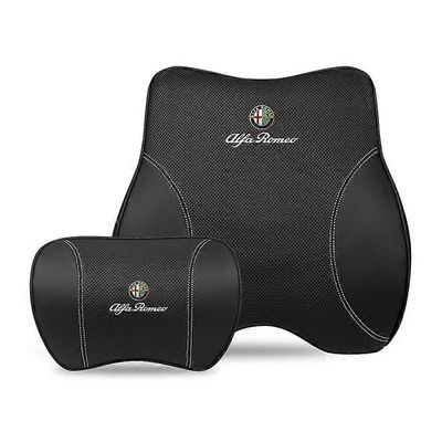 auton sisustus Auton kaulatyyny Istuin Pääntuki Vyötärötyyny Lisävarusteet Alfa Romeo 159 Giulietta 147 Mito Giulia 156 166 GT Stelvio 1kpl musta -...