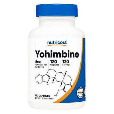 Nutricost Yohimbine HCL kapselit, 5 mg, 120 laskea