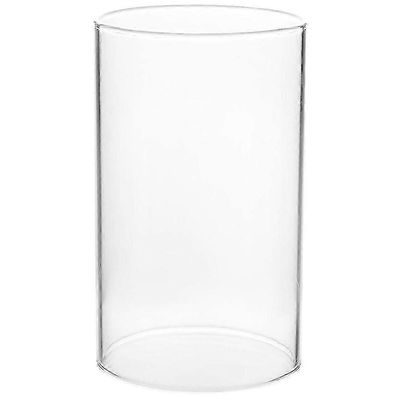 Kirkas savupiippuputki lasi avoin pää kynttilän varjostin lasi kynttilän varjostin kansi kynttilänjalkaholkki Läpinäkyvä 15.00X7.00X7.00CM