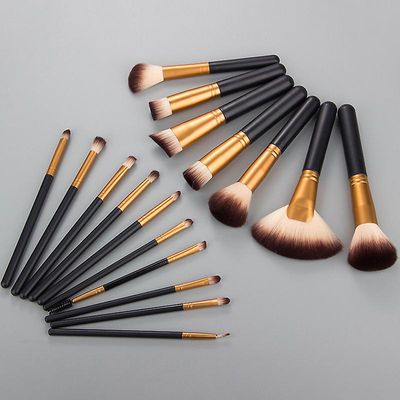 18 Sort professionel pulver børste blush børste fuld sæt af blød børste hår makeup værktøjer