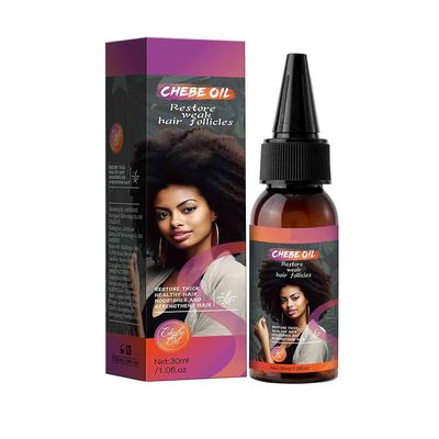Fruushop Chebe olje hårvekst eterisk olje hodebunnen Caredry skadet reparasjon condition olje 30ml A