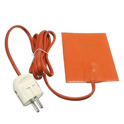 Oranssi 250w auton moottorilämmitin öljypannu säiliölämmitin tyyny universaali silikonilämmitin tyyny moottori öljypannu öljypohja säiliö lämmitin ...