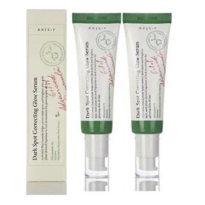 1-3kpl Axis-y Dark Spot Correcting Glow Serum SPF 50+ Niacinamide Sumurizing Brighten Improve Dull Face Essence 2PCS