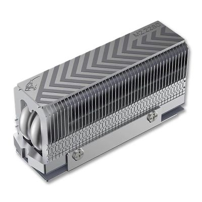 M.2 2280 SSD jäähdytyselementti 2 lämpöputkea kaksipuolinen lämpösilikonityyny kupari alumiininen SSD-asema kiintolevyn jäähdytin Jäähdyttimen PC-l...