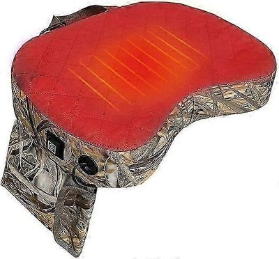 Metsästys lämmitetty istuintyyny älykäs lämpötilan säätö ulkona kannettava kevyt pehmustettu istuintyyny lämmin istuintyyny, 100% uusi Naamiointi A