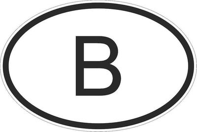 akachafactory Tarra tarra tarra-tarra lippu soikea koodi maan moottori pyörä auto Belgia Belgian B