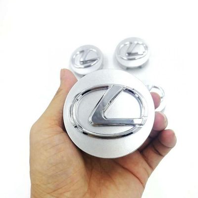 SQCLV For Lexus 62MM Lexus Car Wheel Center plastdeksel-sølv (4-pakning)