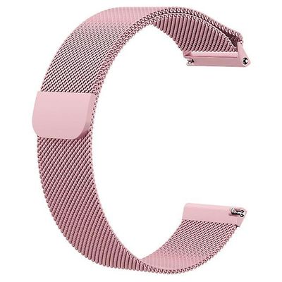 AIR Udskiftning rustfrit stål rem til Fitbit Versa (210mm) - Pink