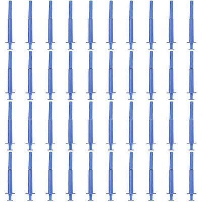 40kpl kertakäyttöinen peräpuikko applikaattori peräpukamat lääkkeen applikaattoriputki Sininen 1.3X10.3CM