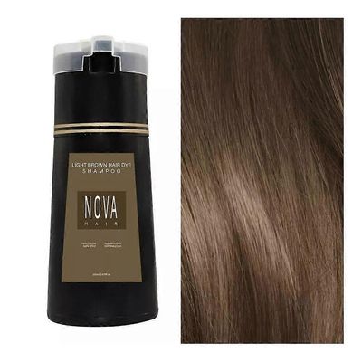 Nova Hair Dyeing 3-in-1 hiustenhoitoshampoo luonnollinen nopea valkoinen hiusvärjätty musta hiusväri kestävä mukavuus miesten naisten hiustenhoito ...