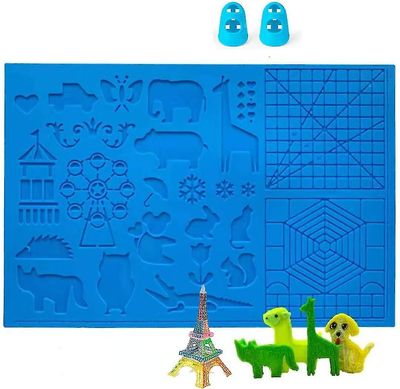 Yxuo 3d Stift Vorlage, 3d Druckstift Vorlage, 3d Stifte Matte, groe Matta 3D-tulostuskynä Silikonisuunnittelu Pad piirustuspiirustus