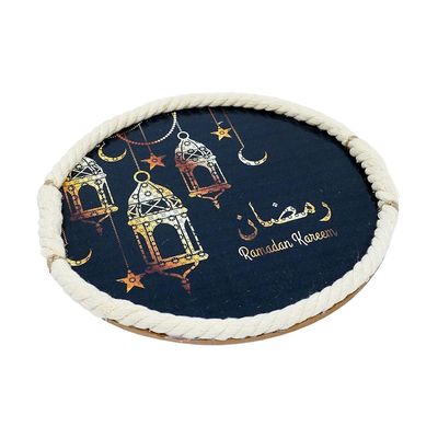 Otwoo Ramadan Moon Star Eid Bakverk Brett Bord dekorasjoner For Decor Ramadan Cookie Style F