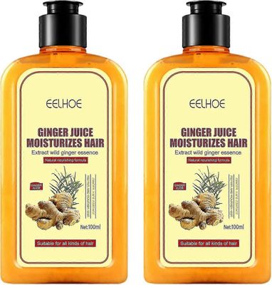 2kpl inkivääri hiusten uudelleenkasvushampoo, inkiväärishampoo, hiusten uudelleenkasvu shampoo naisille miehet, vahvista hiuksia-ykc