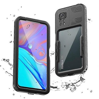 Xiaomi Redmi Note 11 Pro 5G / 4G (MediaTek) IP68 vedenpitävä kotelo Puhelimen kansi näytönsuojalla Boris