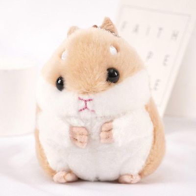 Weifang Bobby Trading Co., Ltd. Pehmeä hamsteri muhkea söpö avaimenperä Ruskea