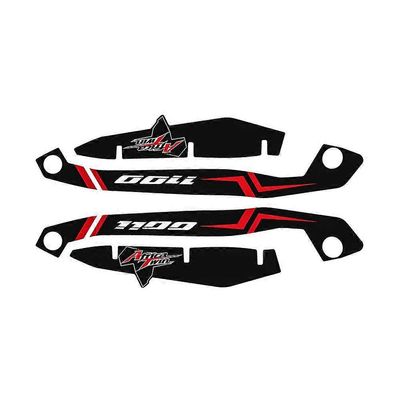 Fit Crf1100L lisävarusteet Käsisuoja Honda Afrikka Twin CRF 1100L tarrat CRF 1100L Adv Käsisuoja Ohjaimet Tarra 3D-hartsi