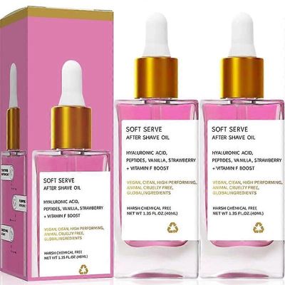 Mansikka Vanilla Parranajon jälkeinen öljy sileälle iholle, pehmeä parranajon jälkeinen öljy, syväkosteuttava, ehkäisee sisäänkasvaneita karvoja ja...