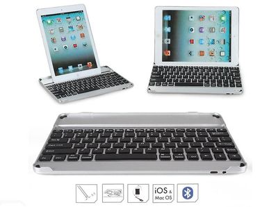 Ruili Bluetooth-tastatur til Ipad Air 1/2/3 og ultratynd kabel