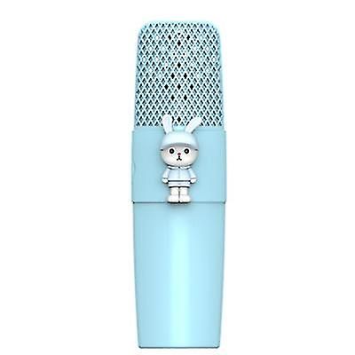 Coosilo K9 Trådløs Bluetooth-mikrofon Ktv Syngende Børn Tegneseriemikrofon blå