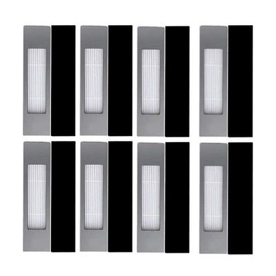 Filtersæt Erstatning for Ecovacs Deebot Ozmo 920, 950, T5, T8 Aivi Robot Støvsugere, 8-pack