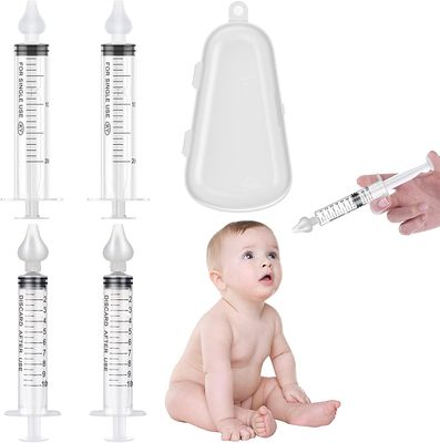 Xqday Baby næsesprøjte, 2 stykker af 10ml + 2 stykker af 20ml bærbare baby nasal