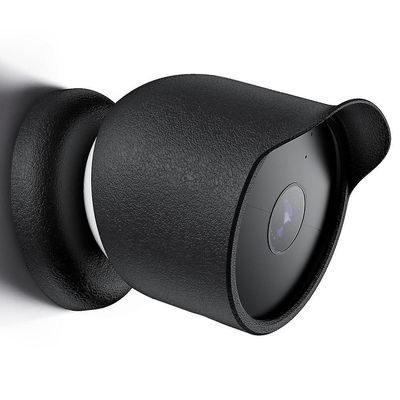 Turvakameran kansi vedenpitävä silikonikotelo Google Nest Cam Outdoorille Musta