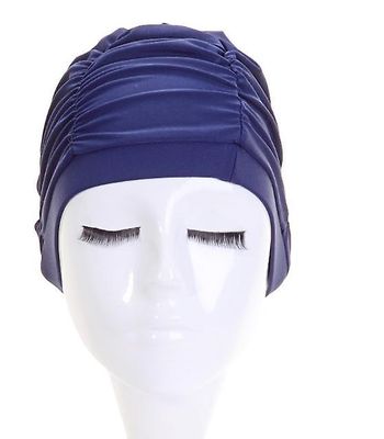 Kissqiqi Silikone Swimcap For Long Hair Swimming Caps for kvinder Mænd Silikone Swim Caps Blue2