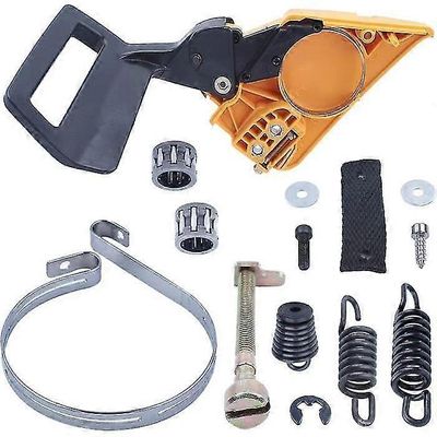 Bluezoo Moottorisahan kahvan kytkinkannet Yhteensopiva kumppani 350 351 varaosaa AV-puskurijousipuskurisarjalla