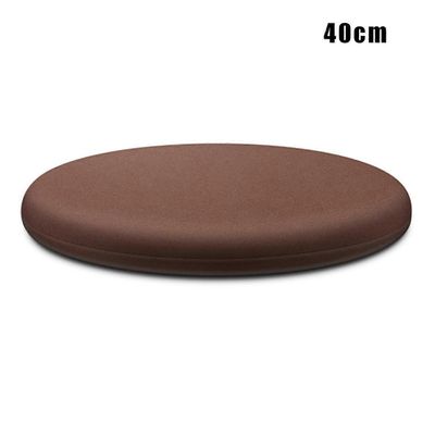 Pyöreä muistivaahtotyyny mukava hengittävä pehmustettu jakkaran päällinen pestävä matto kodin makuuhuoneeseen Li Kahvin väri 40cm