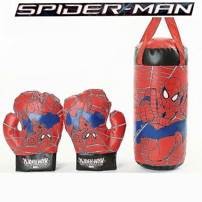 Anime Spiderman -hahmo leluhanskat Hiekkasäkkipuku Lasten lahjat Nyrkkeily Hämähäkin ulkoilulelut vanhempien lasten vuorovaikutukseen