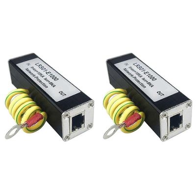 2X POE 1000M verkkosuoja POE 1000M -näytön kameran ylijännitesuoja RJ45 Gigabit Ethernet Prote kuten kuvassa näkyy
