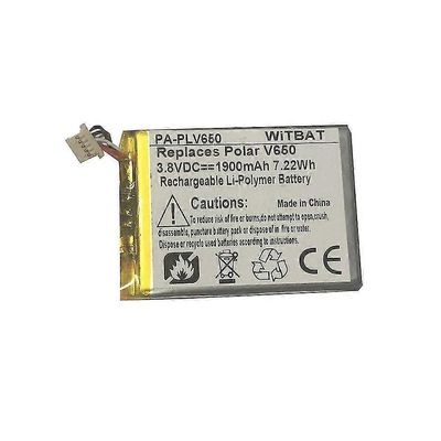 Fantastinen akku Polar V650 Gps -pyöräilytietokoneelle