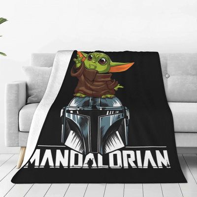 Mandalorian sängyn peitto sohva fleece heittää peitot Muhkea kevyt lämmin kodikas kuningatar peitto kaikkina vuodenaikoina Pörröinen deco-KDE39847 ...