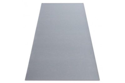 RugsX Tæppe anti-slip RUMBA enkelt farve gummi grå 100x400 cm
