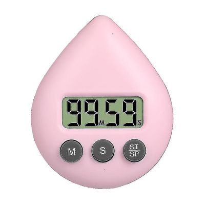 dusj timer energisparer vanntett digital timer fem farger Rosa