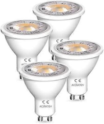 7W GU10 LED-lamput lämmin valkoinen, AC/DC 12V GU10 LED-lamppu 650lm 50W 70W MR16 GU10 halogeenilamppuja vastaava 3000K lämmin valkoinen GU10 LED-l...